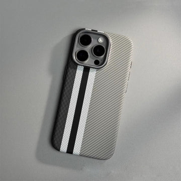 iPhone 13 Series LuxoLife Carbon Fiber Attractive Case With Camera Bumper